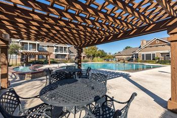 Picnic tables with bbq grills